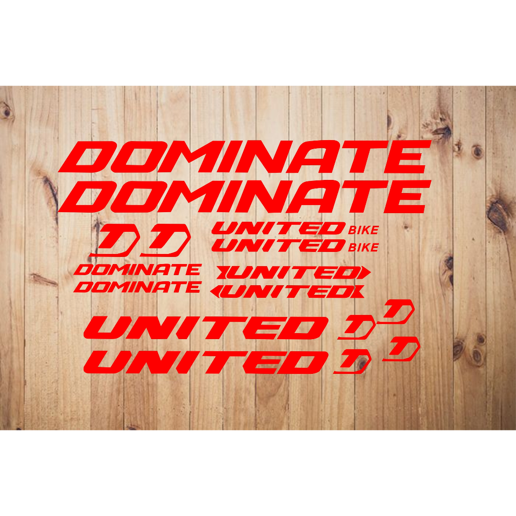 stiker sepeda dominate cutting