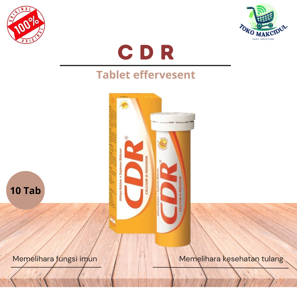 CDR  isi 10 tablet / VITAMIN C / KALSIUM