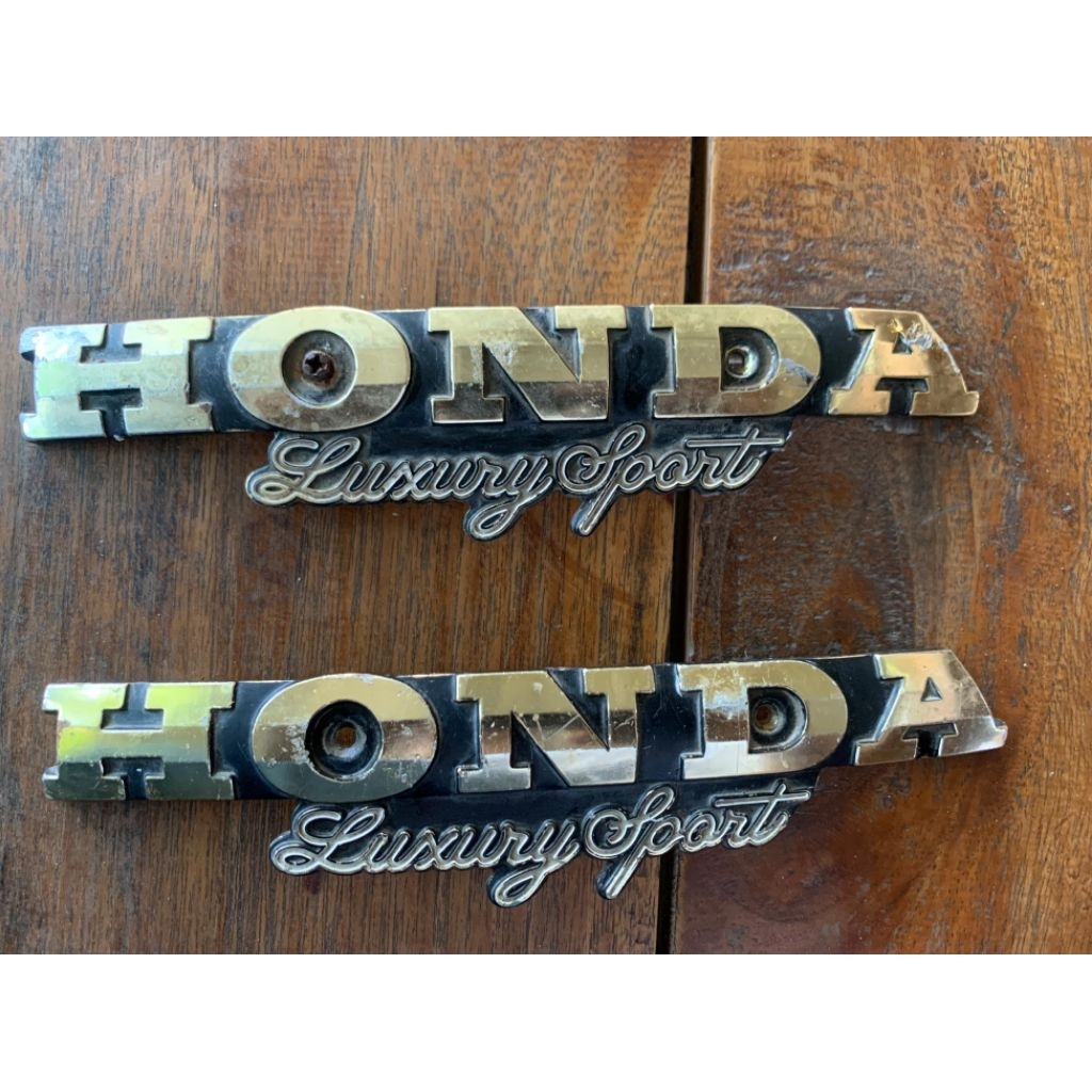 emblem tangki Honda gl pro original copotan motor bekas