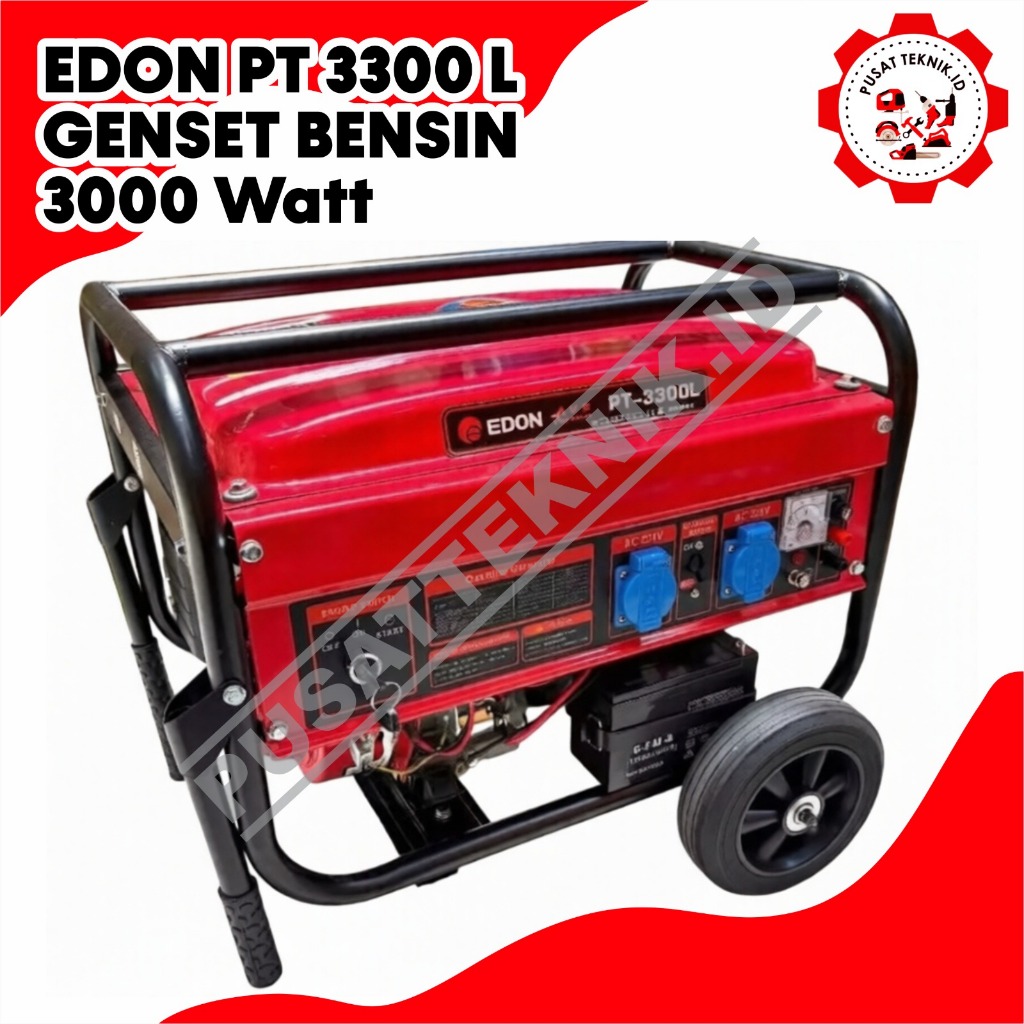 Genset EDON PT3300L 2200 Watt Gasoline Generator Bensin PT 3300 L Mesin Genset Rumah 2200W  PT 3300L