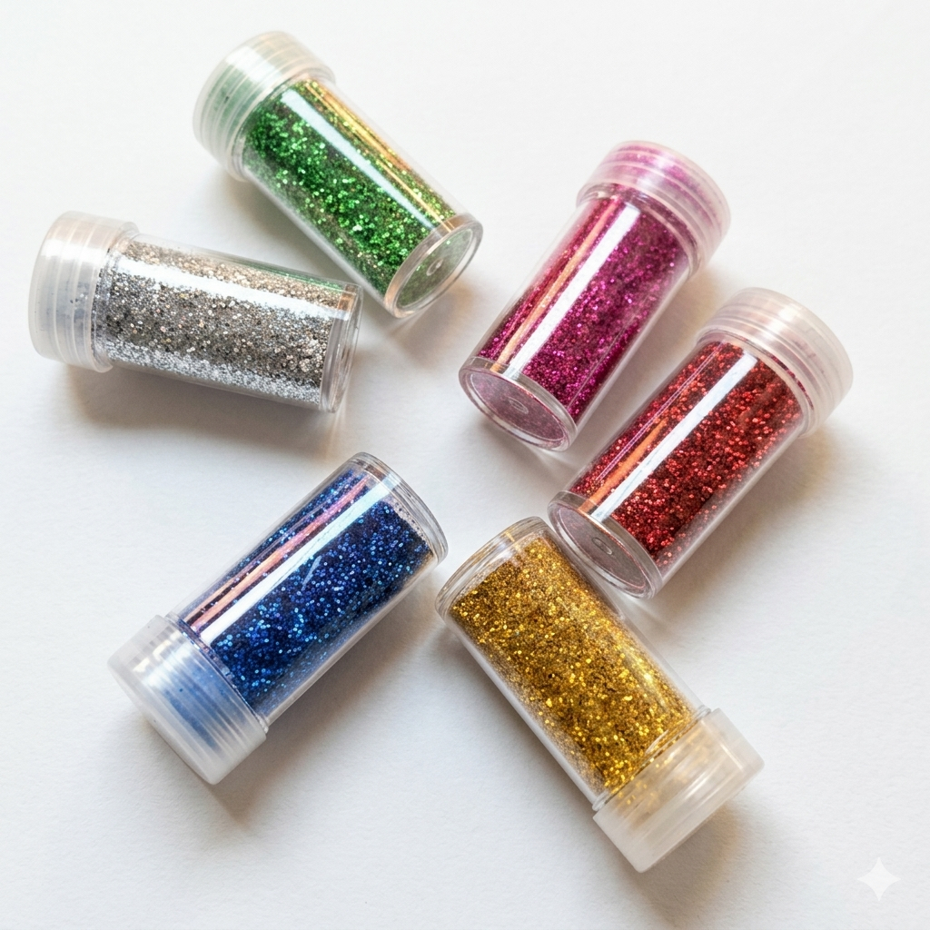 Glitter Bubuk Gliter Warna-Warni Bubuk Gliter 20gram Serbuk