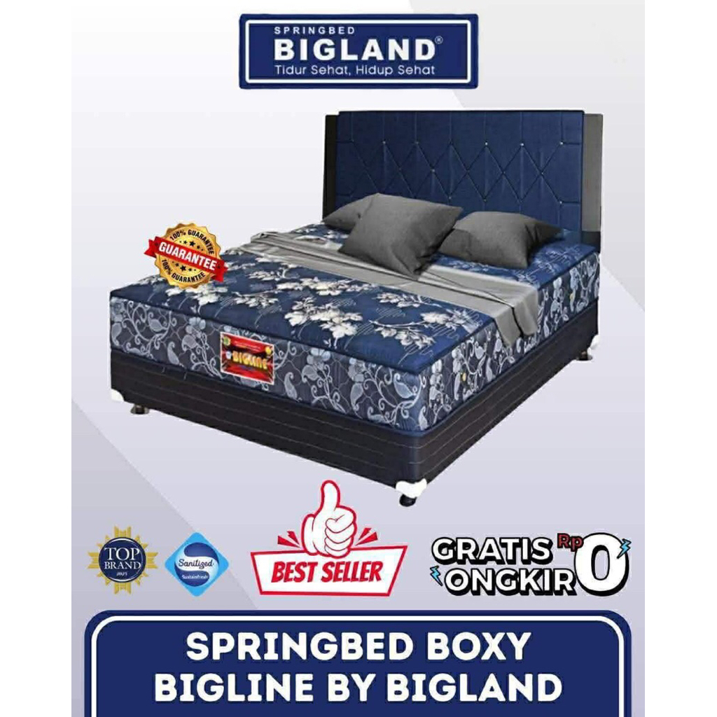 SPRINGBED BOXY MAXI TEMPAT TIDUR BIGLINE BIGLAND