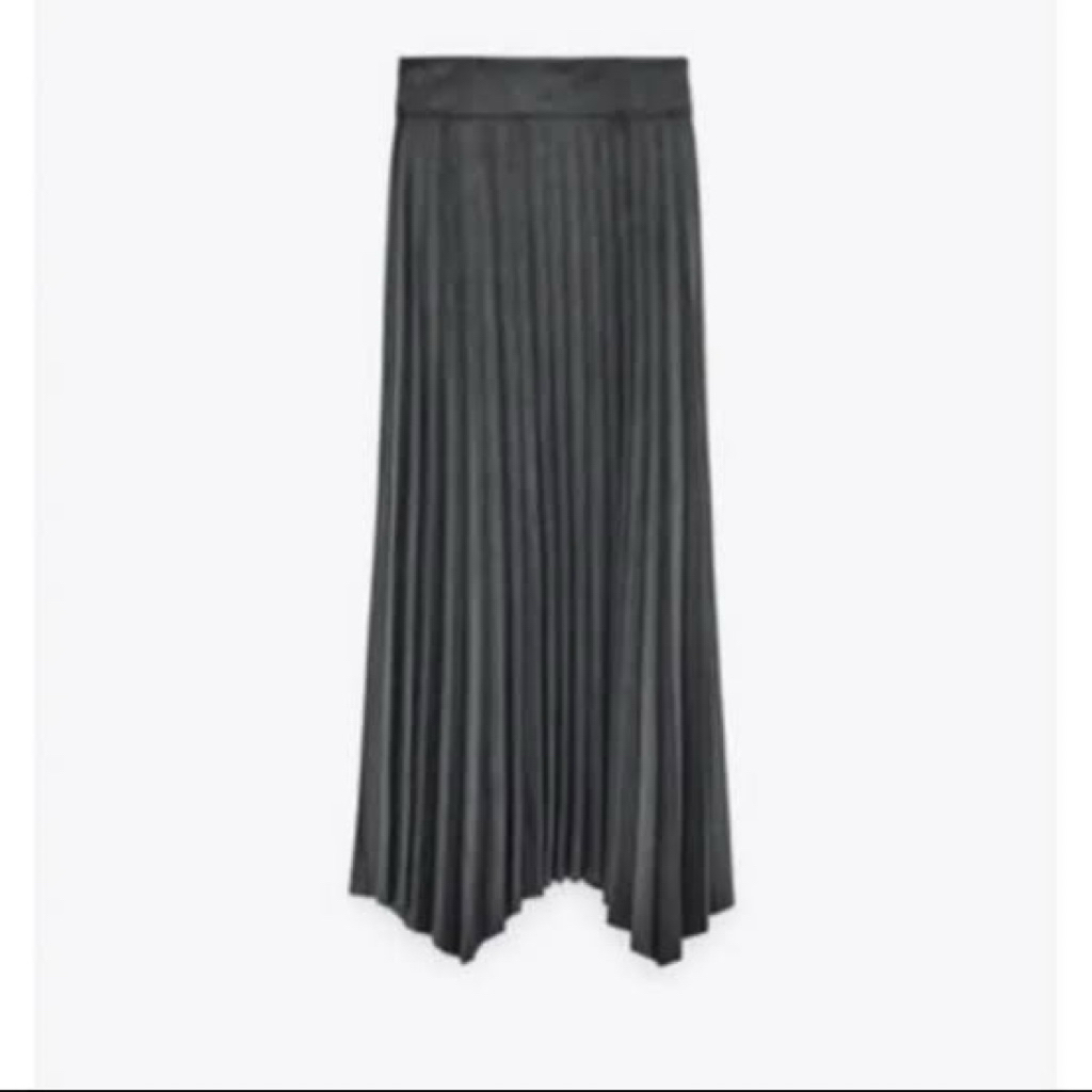 Rok Zara suede asimetris