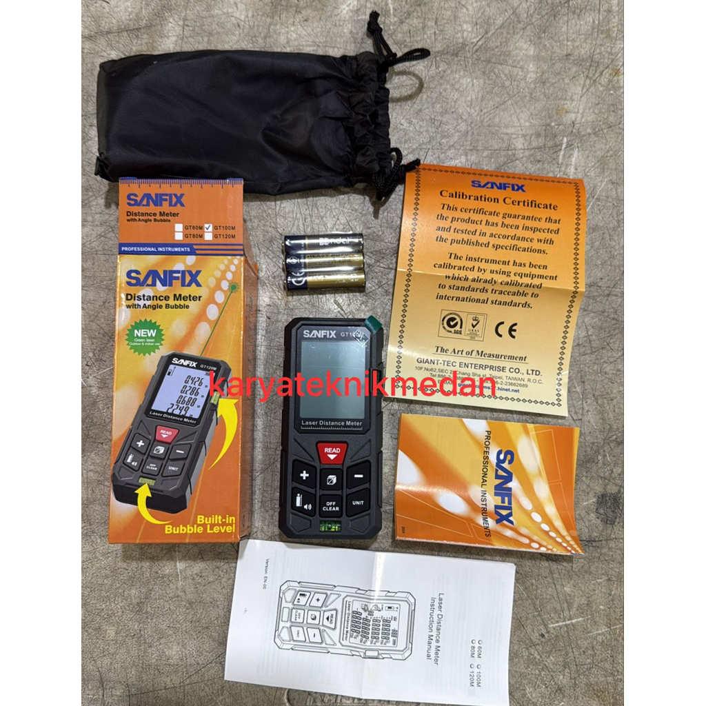 SANFIX LASER RANGEFINDERS 100M | METERAN LASER DIGITAL 100M | LASER DISTANCE MEASURE 100M