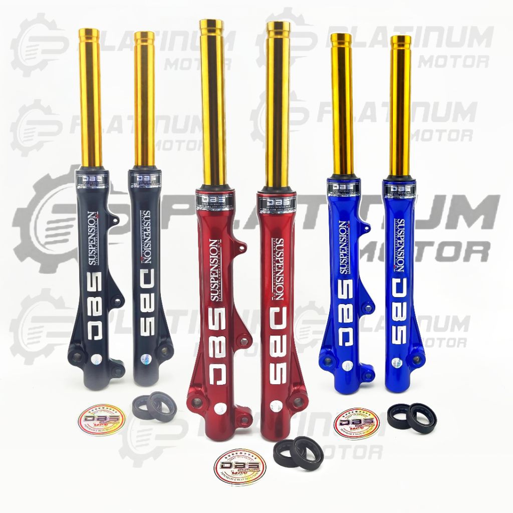 Shock Depan DBS 8906 New Assy Komplit As Gold Edition Matic Beat,Vario110,Scoopy,Genio,Vario125/150