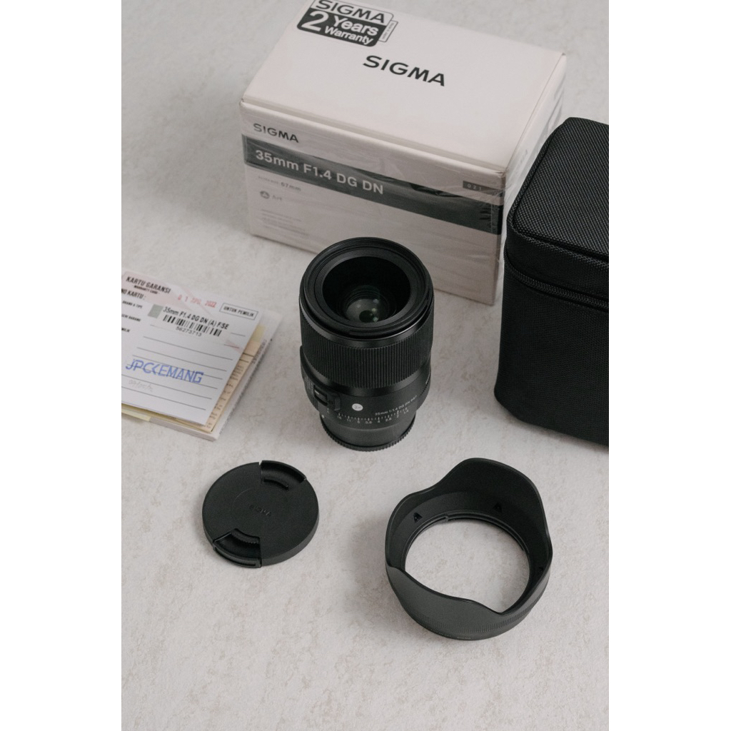 Lensa Sigma 35mm F1.4 DG DN Art Lens for Sony E Second Bekas - Ex Garansi Resmi Aneka Warna