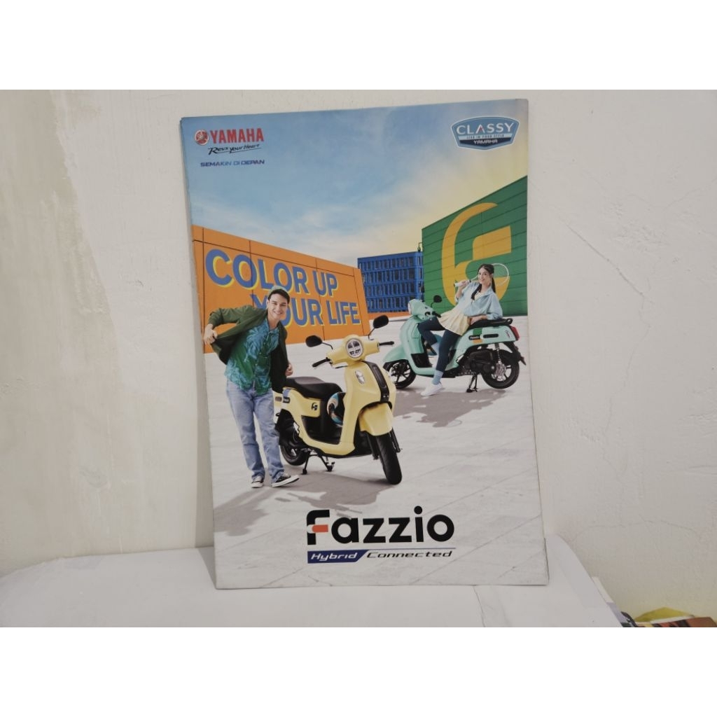brosur katalog motor yamaha fazzio 2024 leaflet