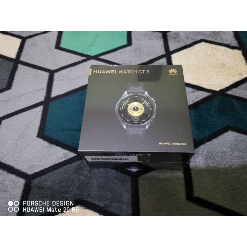 Huawei Watch Gt 6 New Segel BNIB Warna Hitam Black