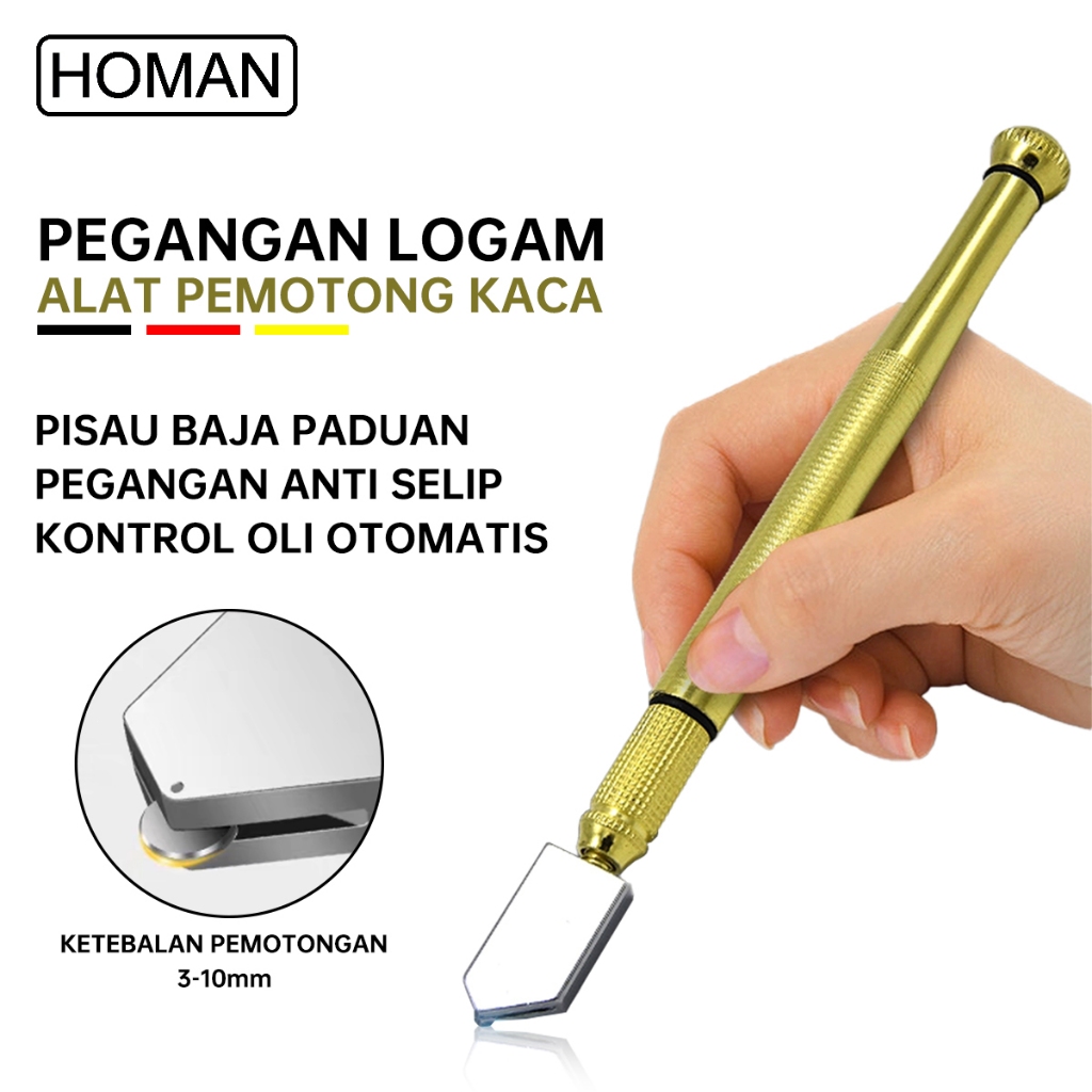 Pemotong kaca manual Alat pemotong kaca Pisau pemotong kaca Pisau minyak