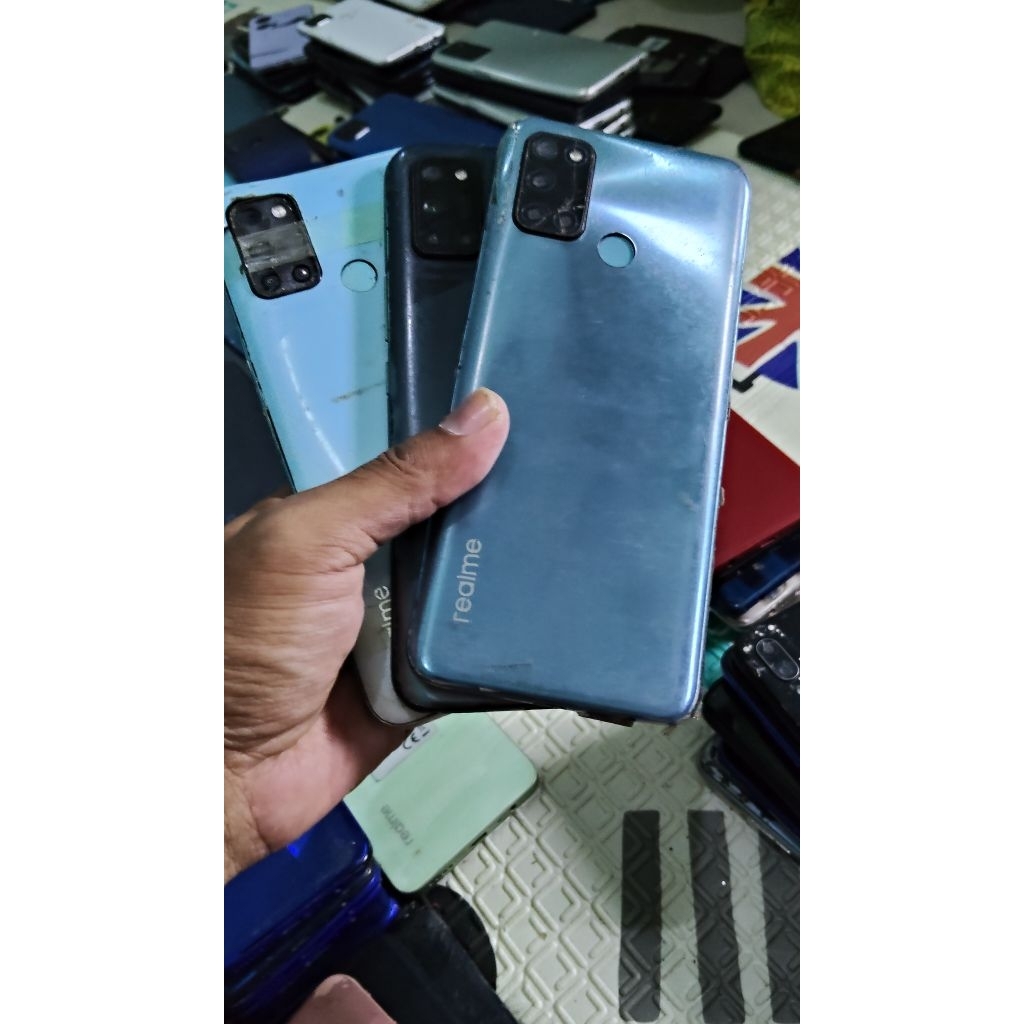 Realme C17 Mesin LCd minus, Mesin normal,fisik seadanya