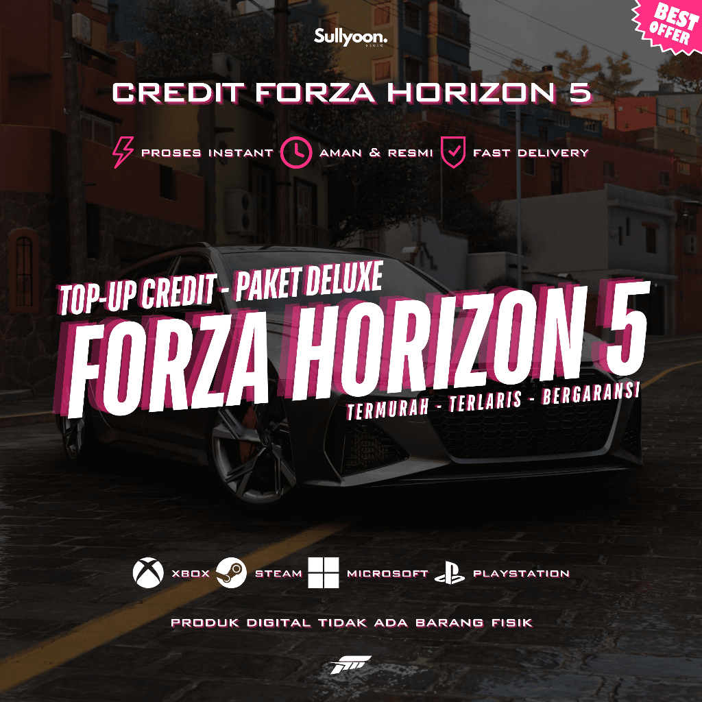 CR Credit Forza Horizon 5 ( Via Auction House ) - Software Gamer Deluxe