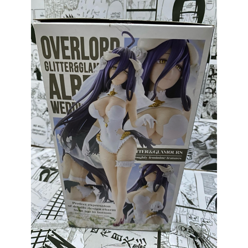 Glitter & Glamour Albedo overlord wedding Ver. (BIB) like new