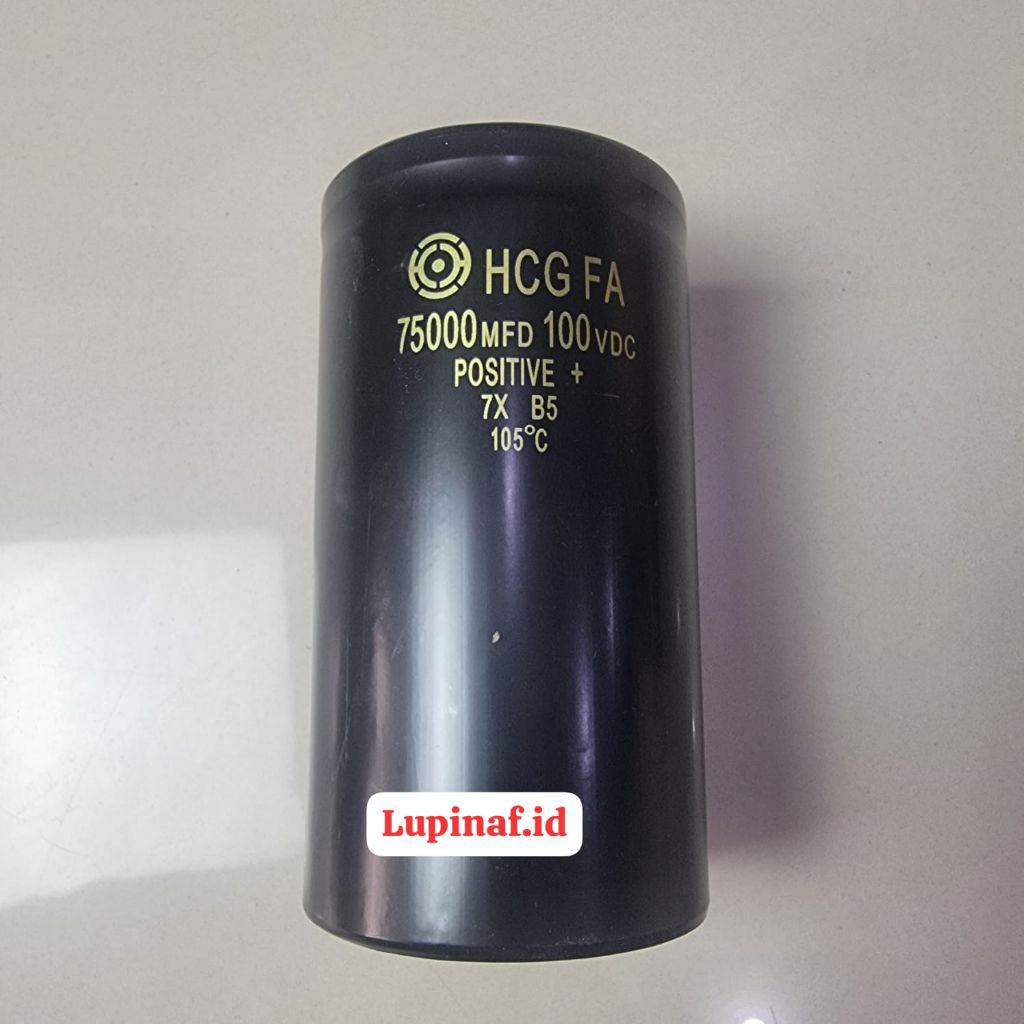 ELCO 75000UF 100V HCG ELKO 75000 UF  100 VOLT  HCG