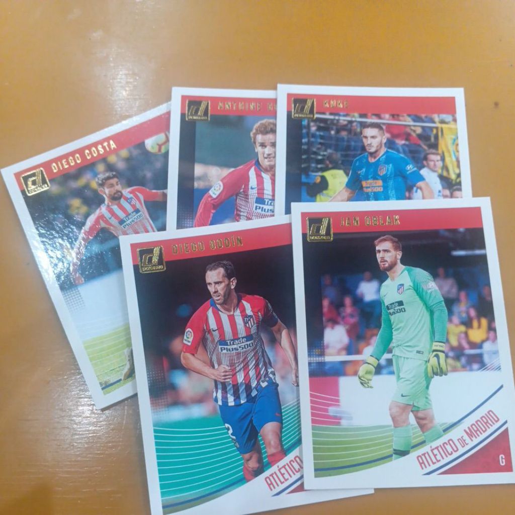 kartu bola panini donruss 2018/2019 Atletico Madrid base card