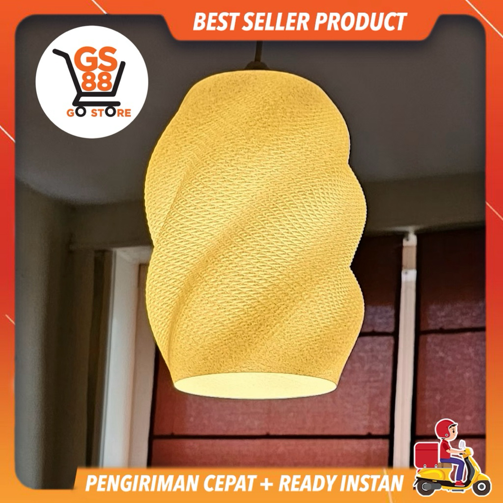 Kap Lampu Gantung Estetik Modern Minimalis Dekorasi Lampu Hias Unik Lampu Gantung Interior Rumah Caf