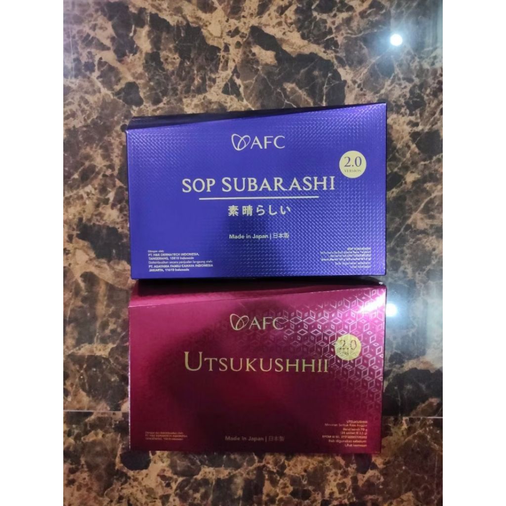 Sop Subarashii Gold Utsukushhi Gold Hikari Original AFC Japan