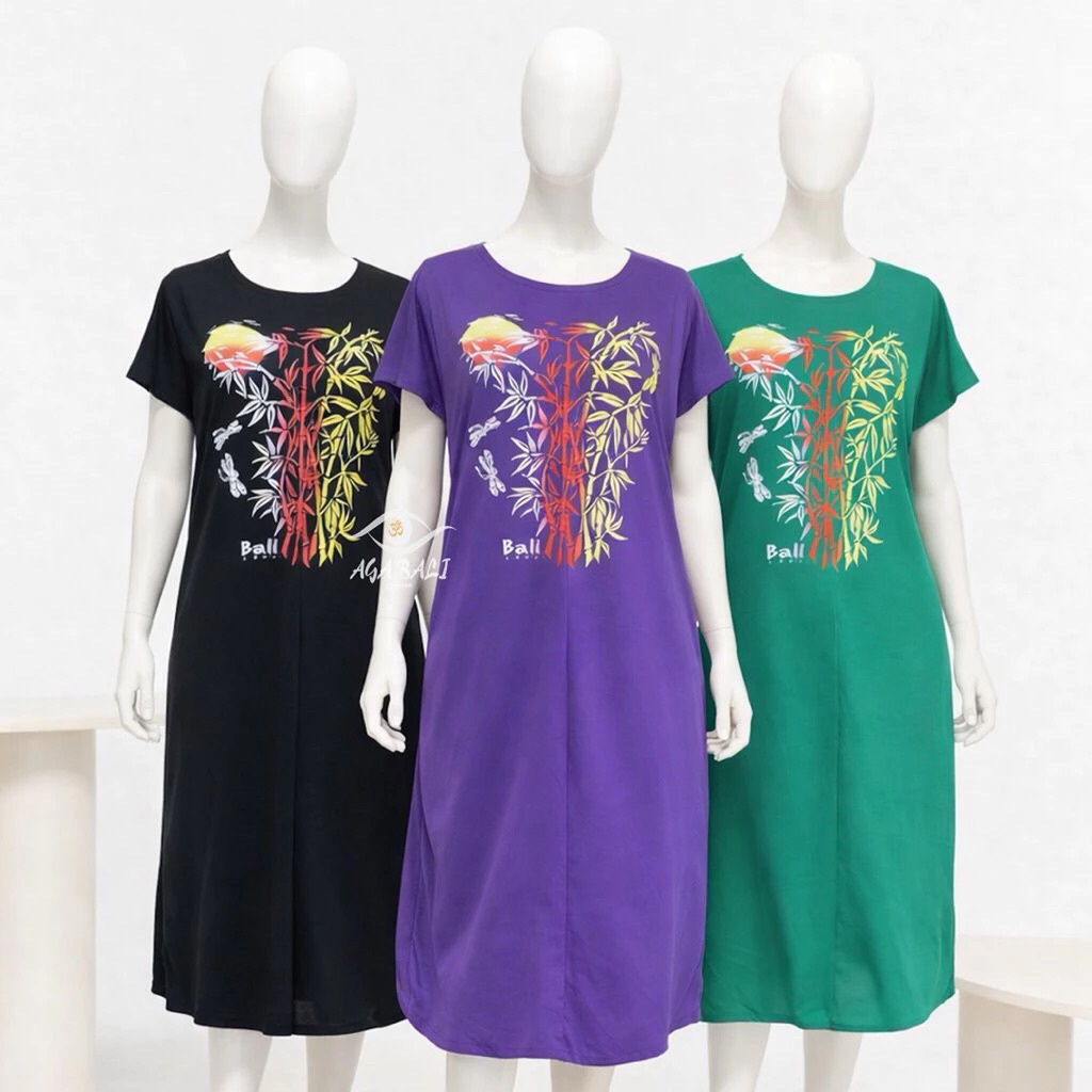 Daster Bali Bambu Adem  - Daster Bali Kaos Jersey.ag