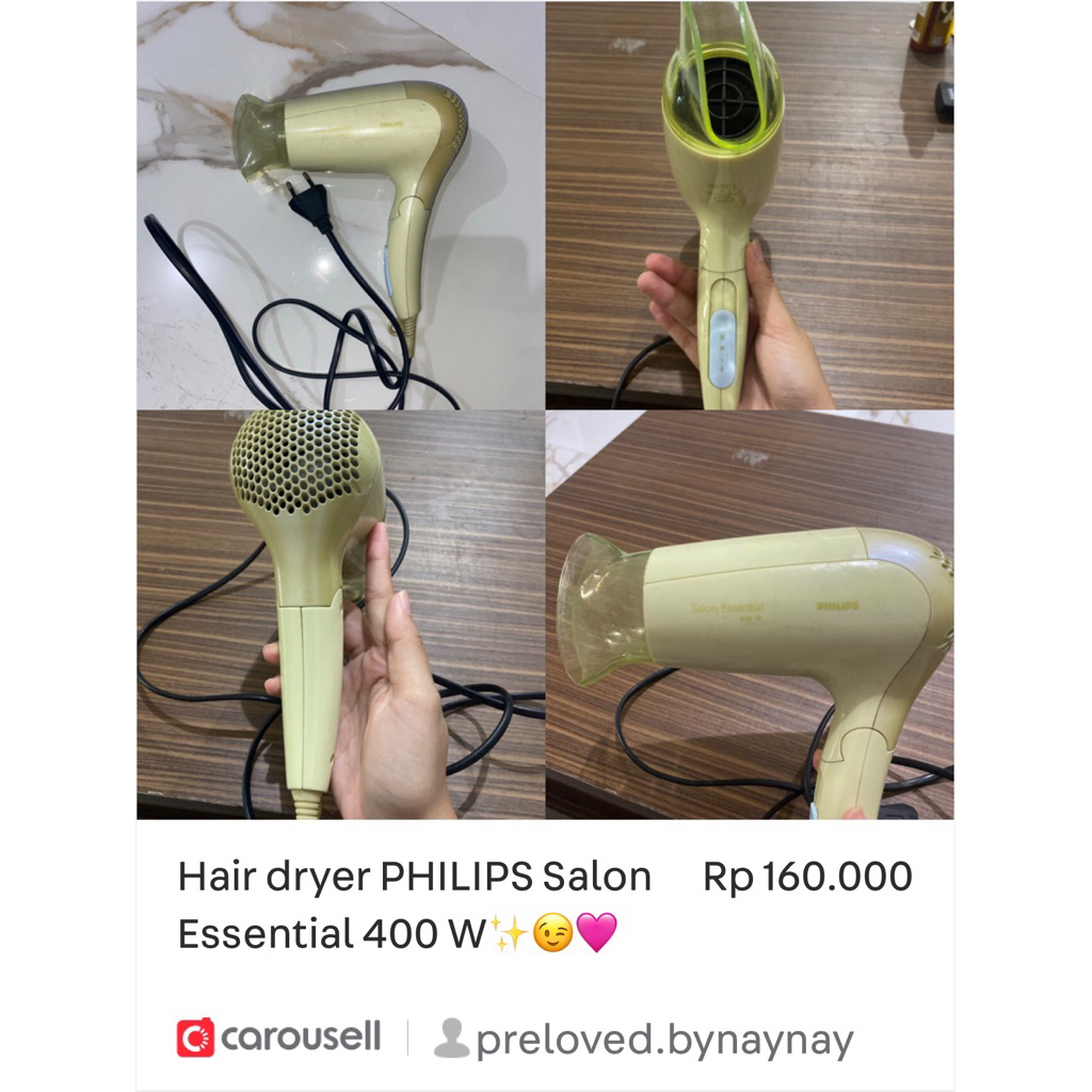 Hair dryer PHILIPS Salon Essential 400 W