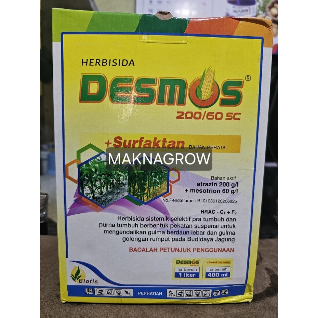 Herbisida jagung DESMOS 200/60 SC Racun rumput 1 liter
