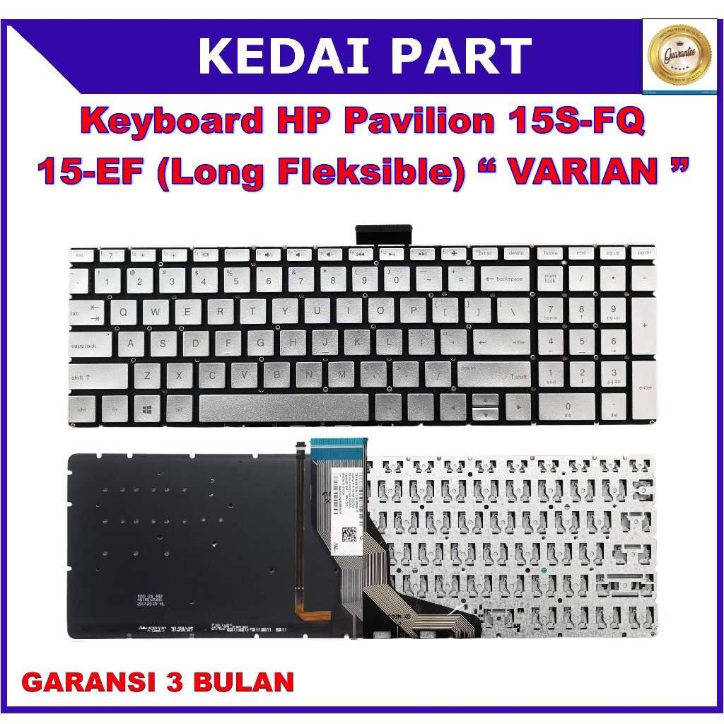 Keyboard HP Pavilion 15S-FQ 15S-FQ2503TU 15S-FQ2705TU 15S-FQ5148TU TPN-Q230 Backlight