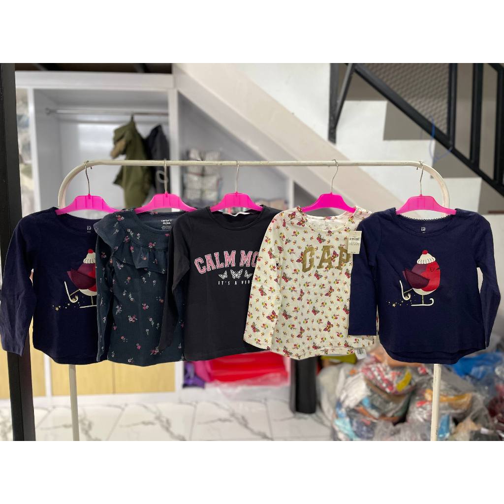 BAJU ANAK 5PCS / BAJU BRANDED / BAJU ANAK BRANDED / BAJU ANAK 3-4 TAHUN / BAJU ANAK BRANDED AUTHENTI