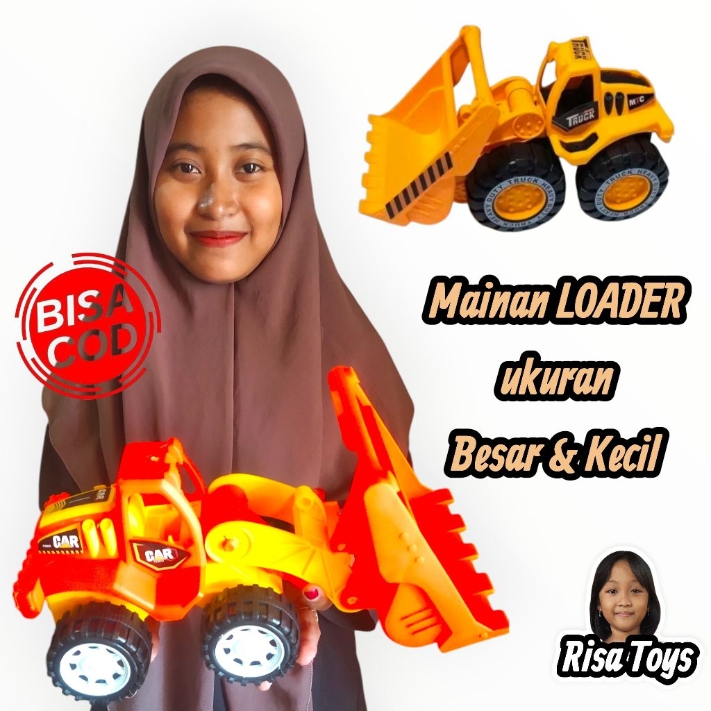 MAINAN STAR RIDER BULDOZER/LOUDER KERUK BESAR BAHAN PREMIUM