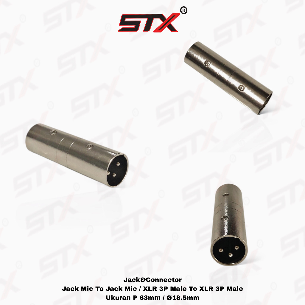 STX - JACK & CONNECTOR : JACK COWO / MALE MIC TO JACK MIC MERK STX