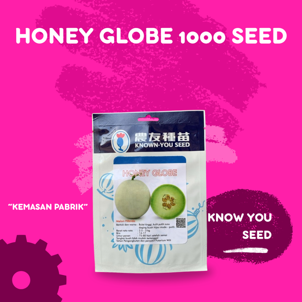 HONEY GLOBE 1000 SEED Benih Melon Known you seed