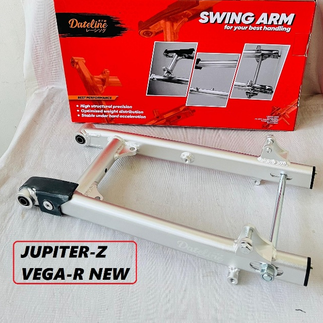 SWING ARM JUPITER Z DATELINE ALUMINIUM ALLOY VEGA R NEW OVAL SILVER EDITION