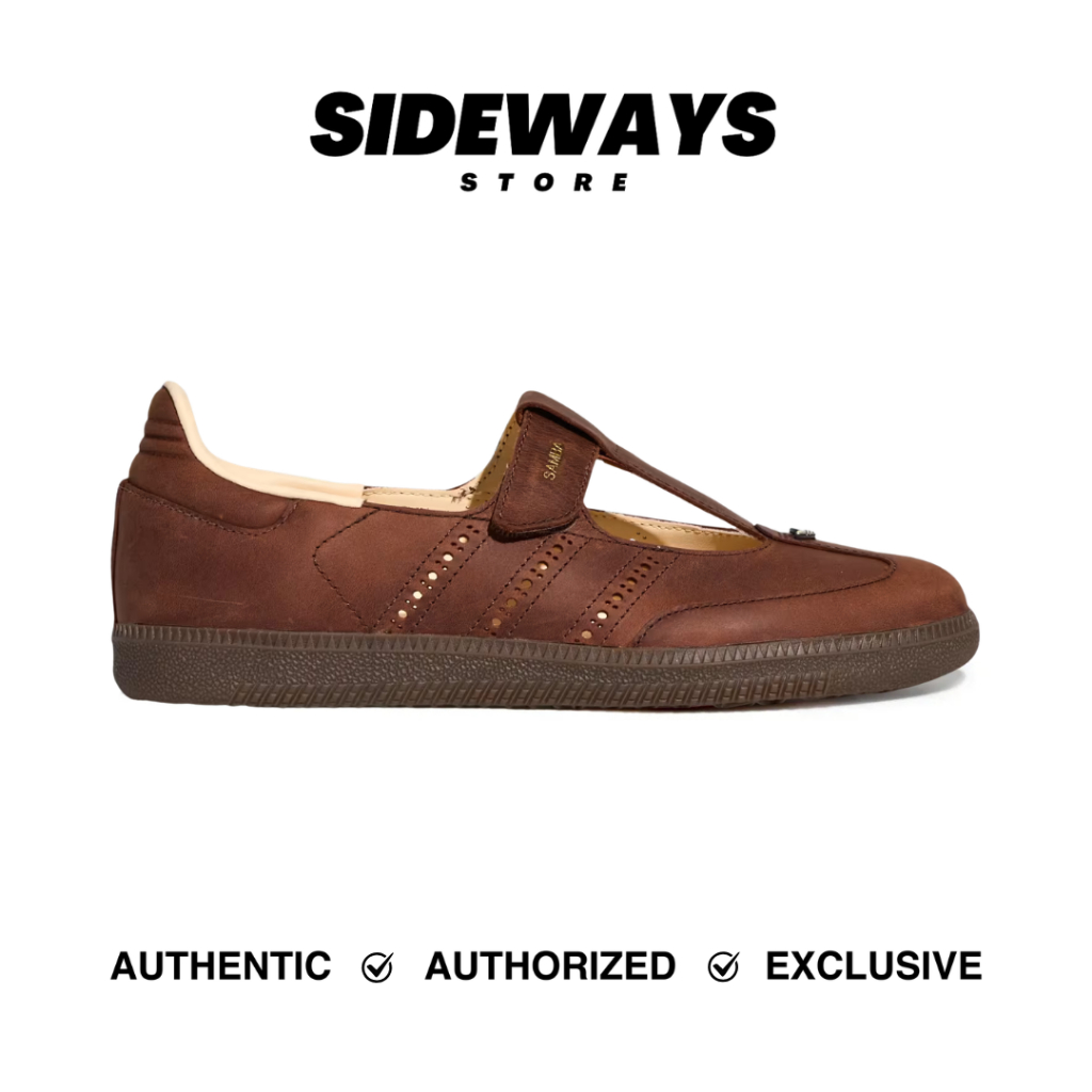 Adidas Samba Mary Jane Leather Brown  - 100% Original Guarantee