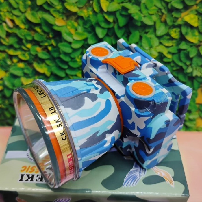 KISEKI CK-SK118 Senter Kepala 30 Watt 6000mAh Tahan Air + Bonus Bohlam / Headlamp KISEKI CK-SK118 30