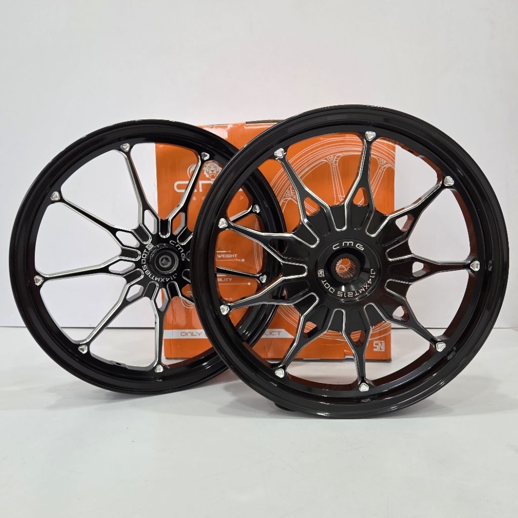 VELG CMG MG9 MODEL MFZ MIO M3 VARIO 110 125 150 160 STYLO BEAT SCOOPY GENIO SPACY PALANG 9 RING 14 X