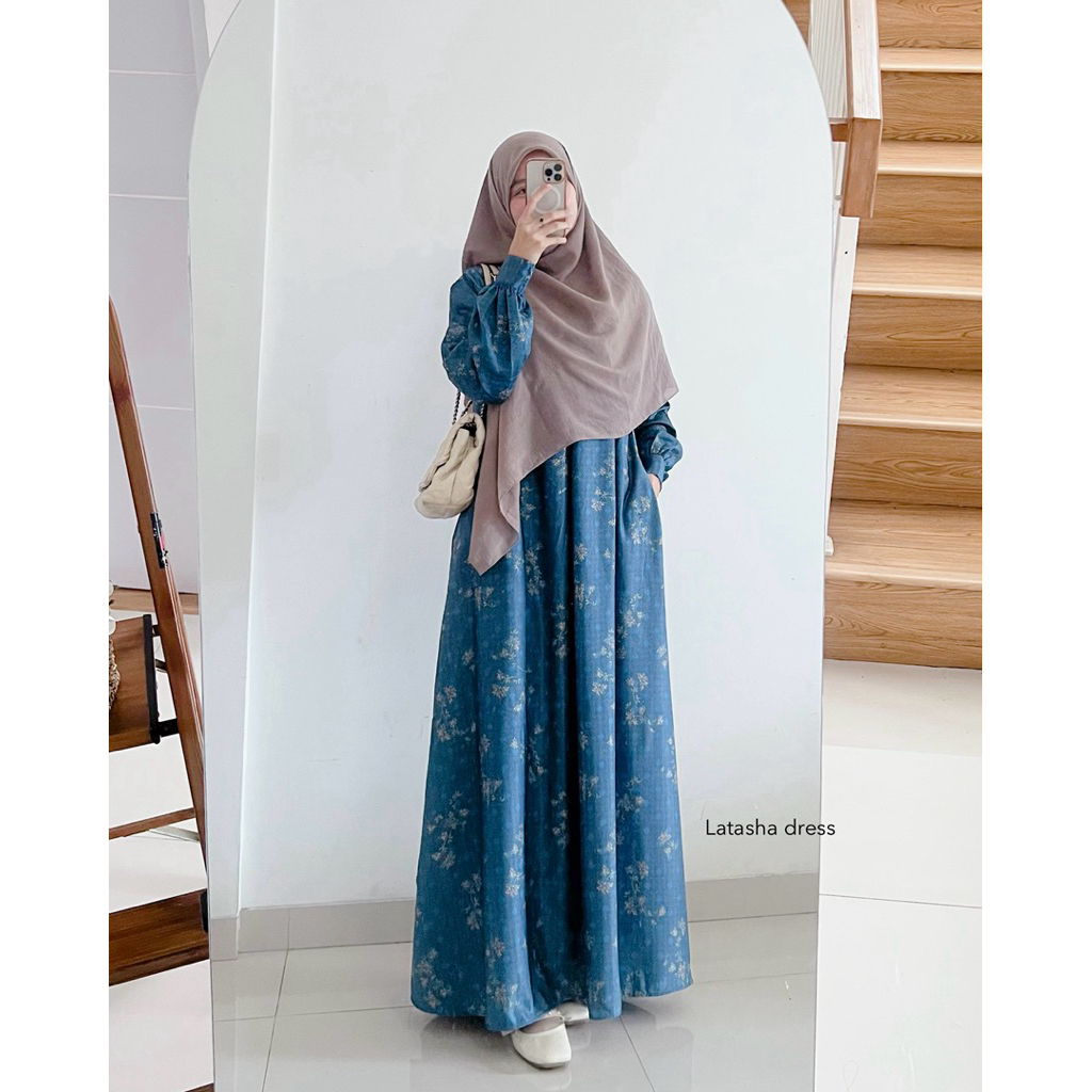 latasha dress by latasha outfit bahan silk