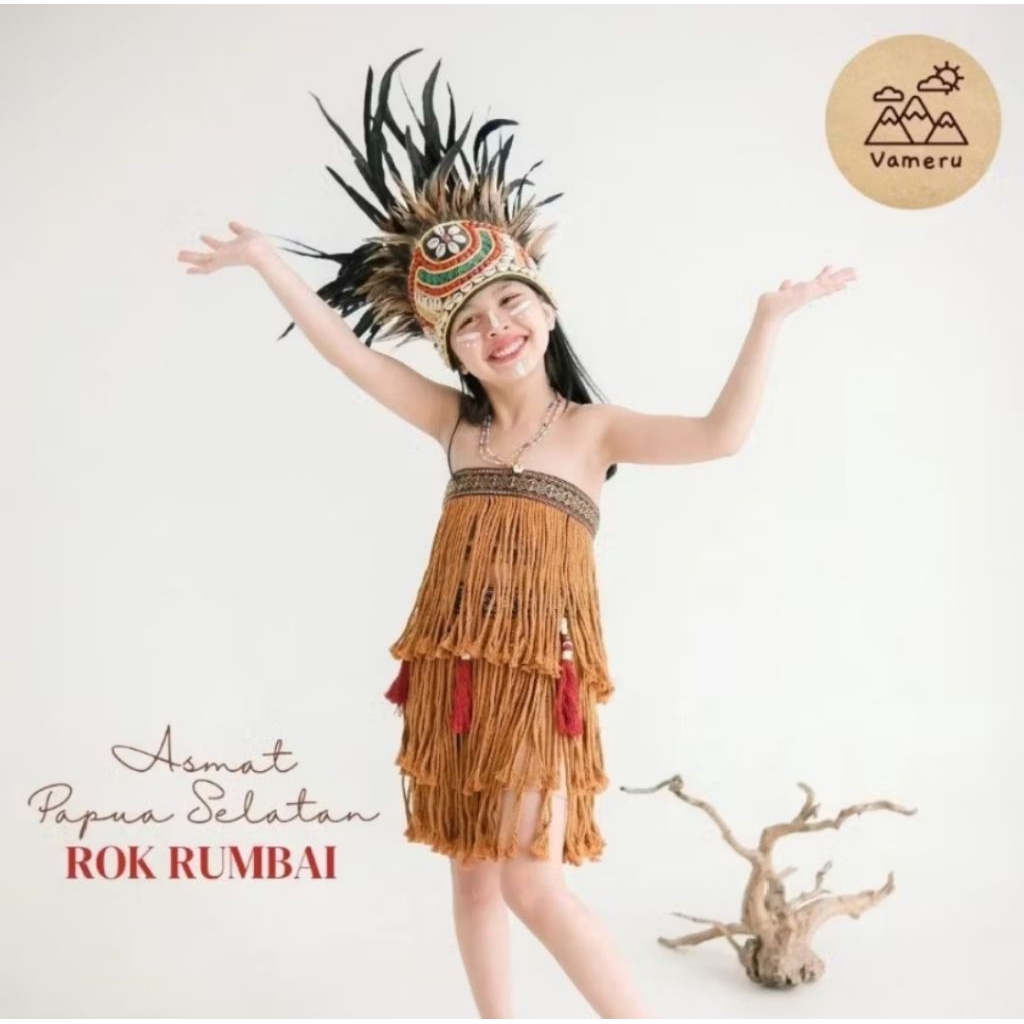 Baju Adat Papua Baju Adat Papua Asmat