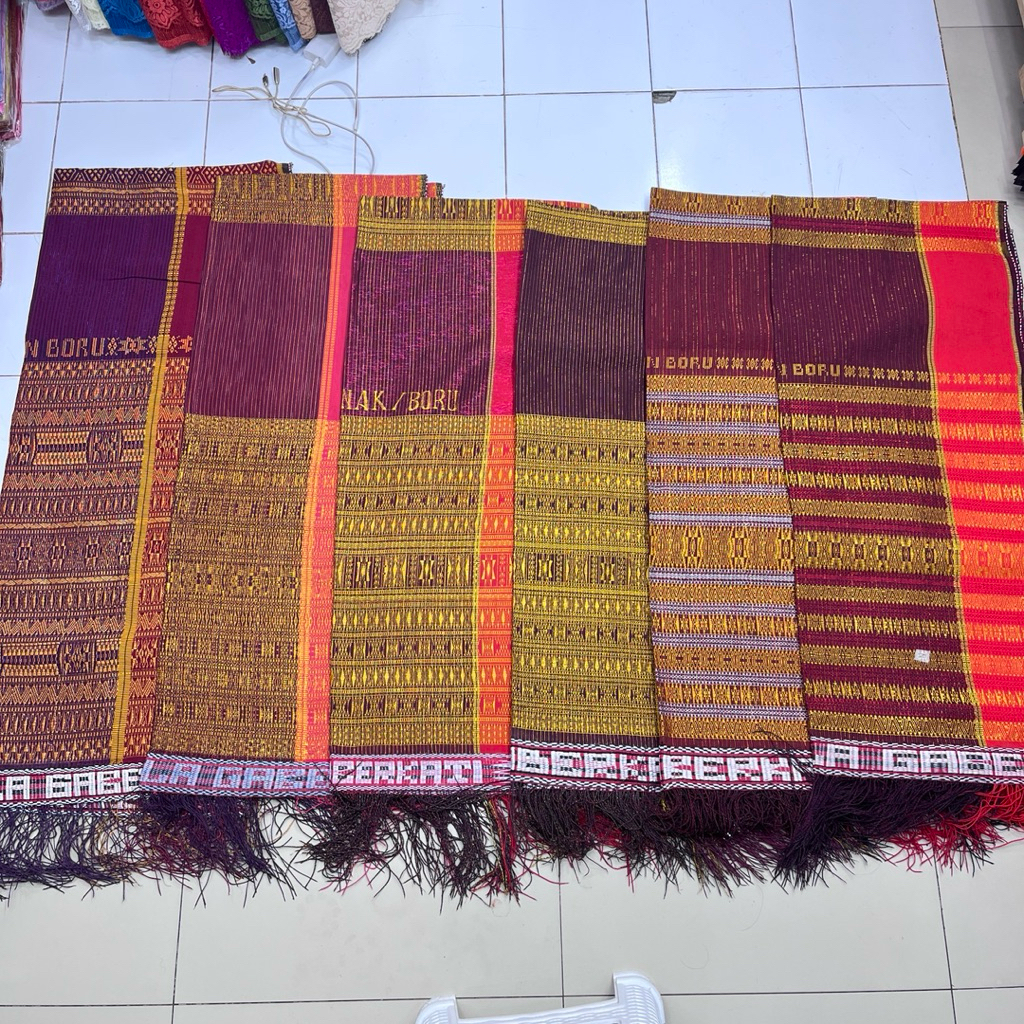 Ulos Hela Mesin Berbagai Motif | Kain Ulos Batak untuk Pernikahan dan Adat