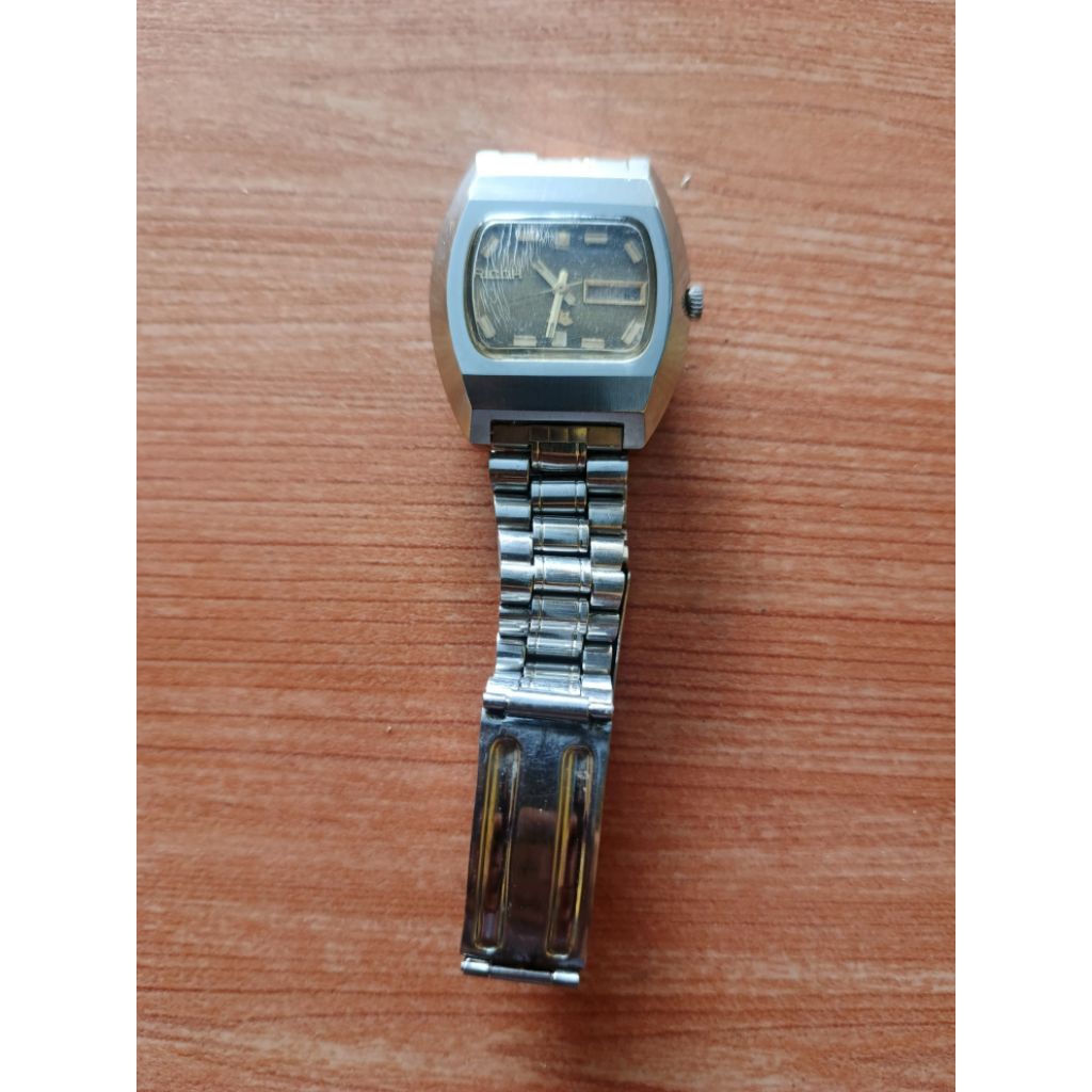 jam tangan jadul otomatis merk ricoh mulus laju lancar