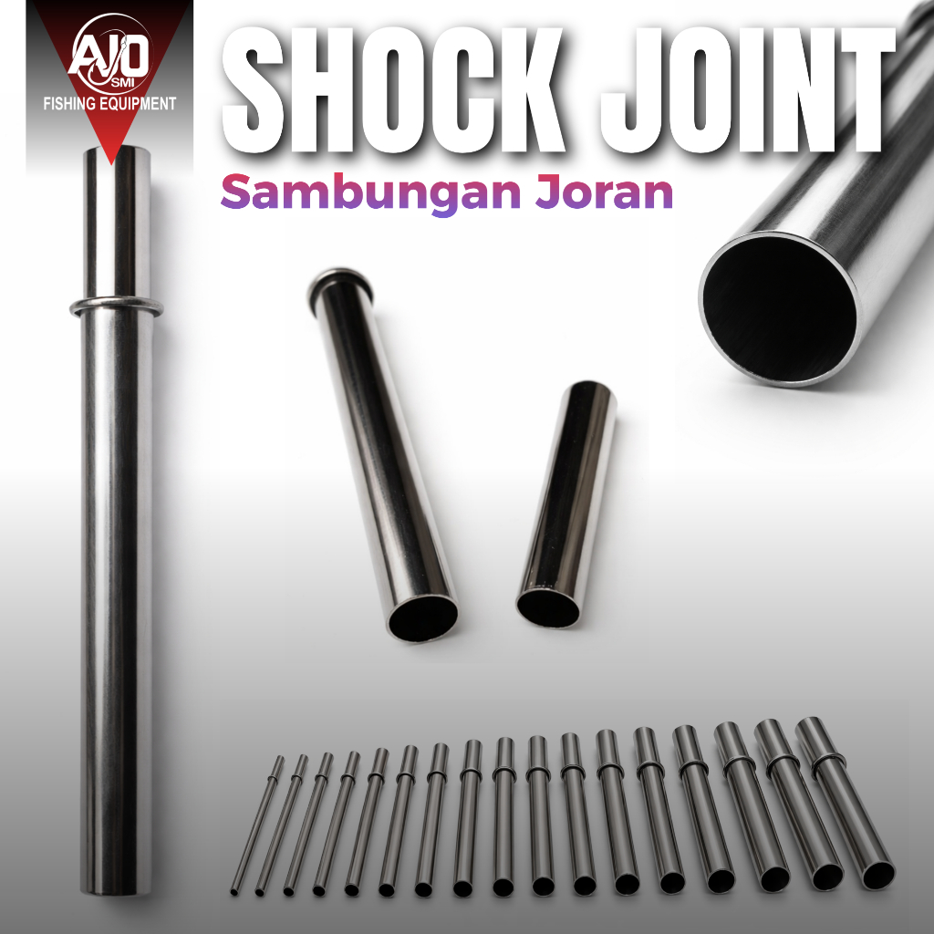 Shock Joint | Sambungan joran pancing tanpa drat all size