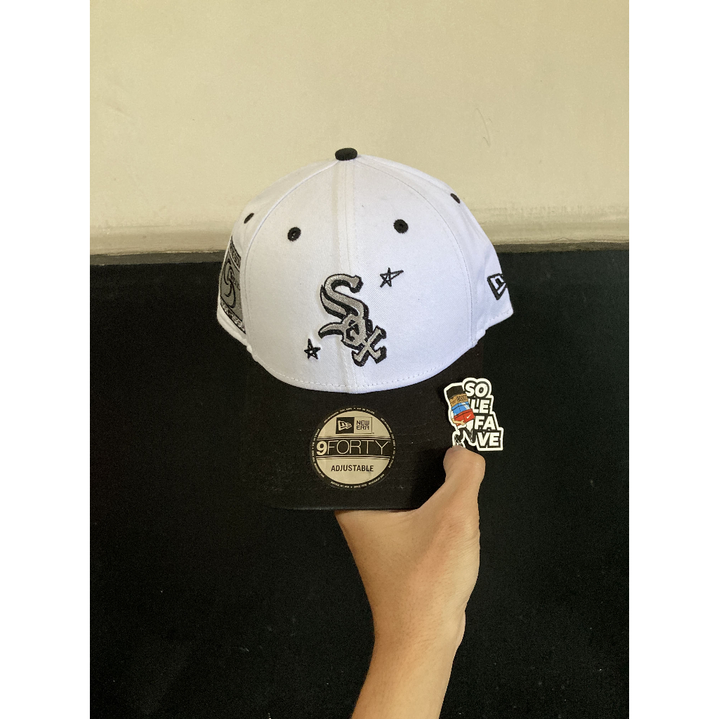 TOPI NEW ERA 940 STRAPBACK x MLB CHICAGO WHITE SOX DOODLES ORIGINAL NO BOX