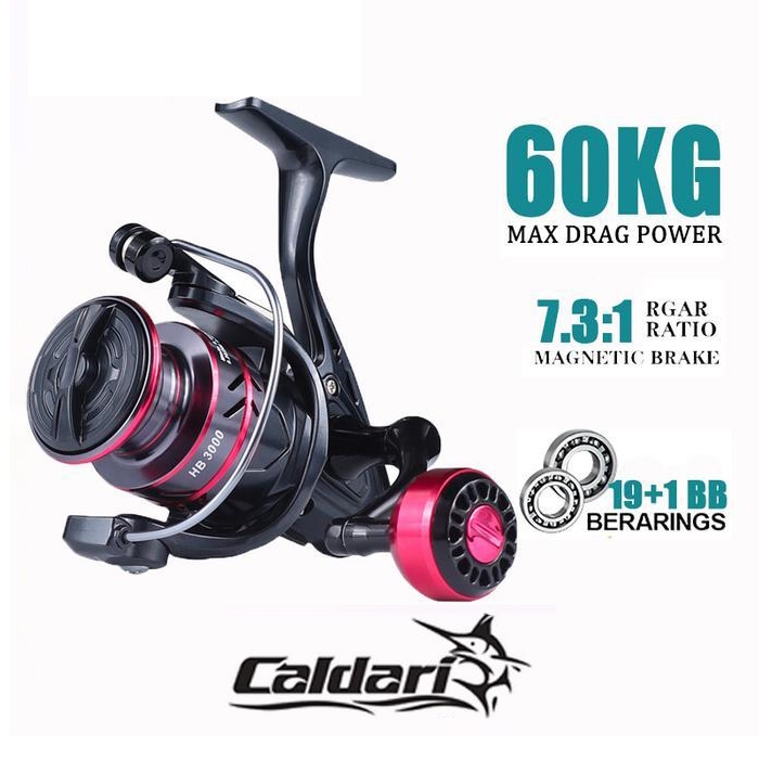 Daiwa - Pancing Reel Mesin Hb500-7000 15Kg Pancing Joran Pancing Fishing Reel