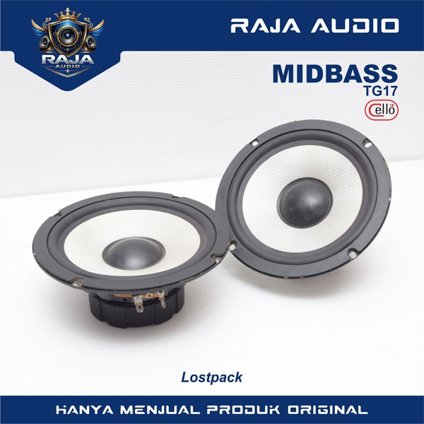 Speaker Midbass CELLO S17 6.5 Inch - Upgrade Sound System Mobil Vokal Jernih