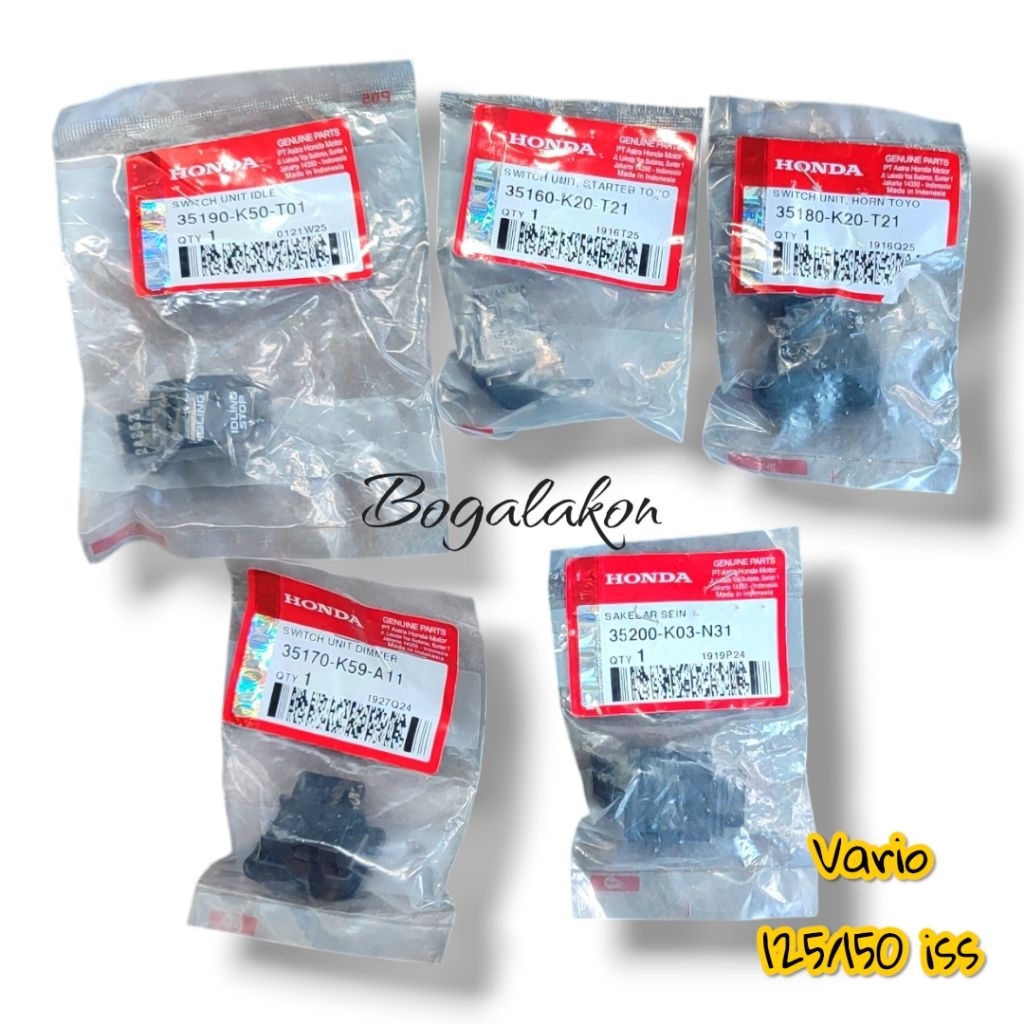 Saklar sett vario 125 vario 150 led old original