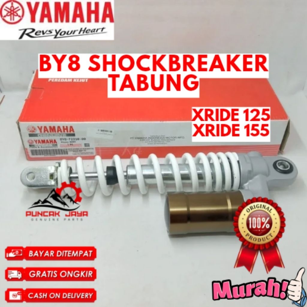 SHOCKBREAKER TABUNG ORIGINAL YAMAHA KODE BY8, SHOCKBREAKER TABUNG XRIDE 125, SHOCKBREAKER TABUNG XRI