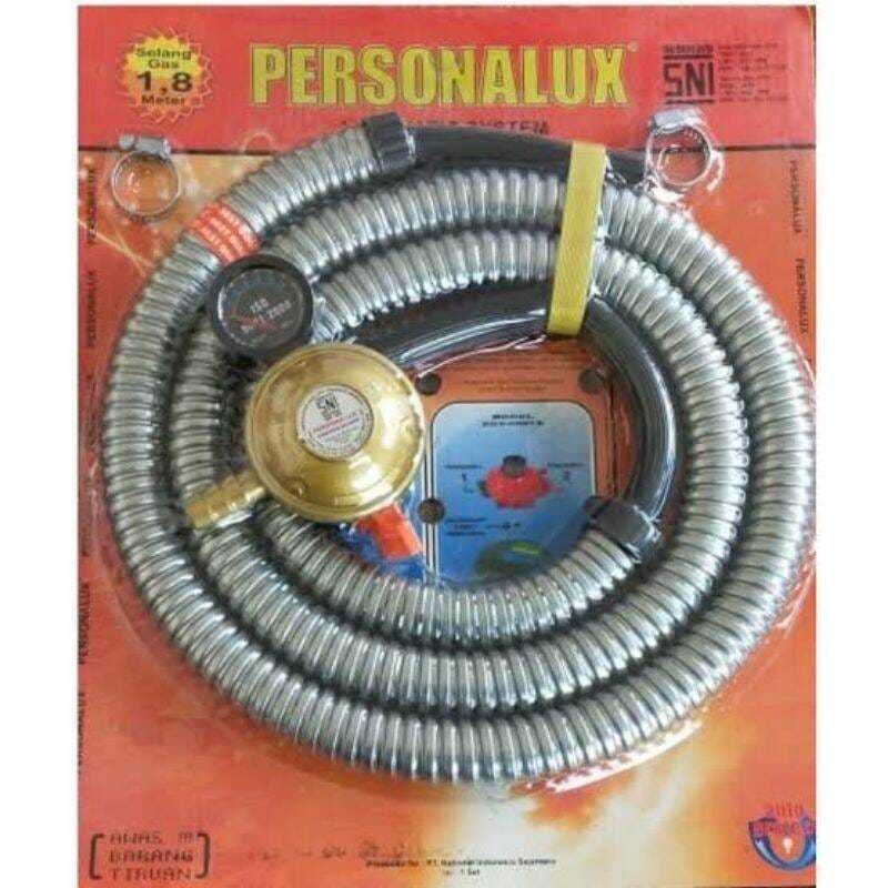 Selang Gas Personalux Paket Selang+ regulator / selang gas LPG Kompor Gas Kuat Tahan Lama