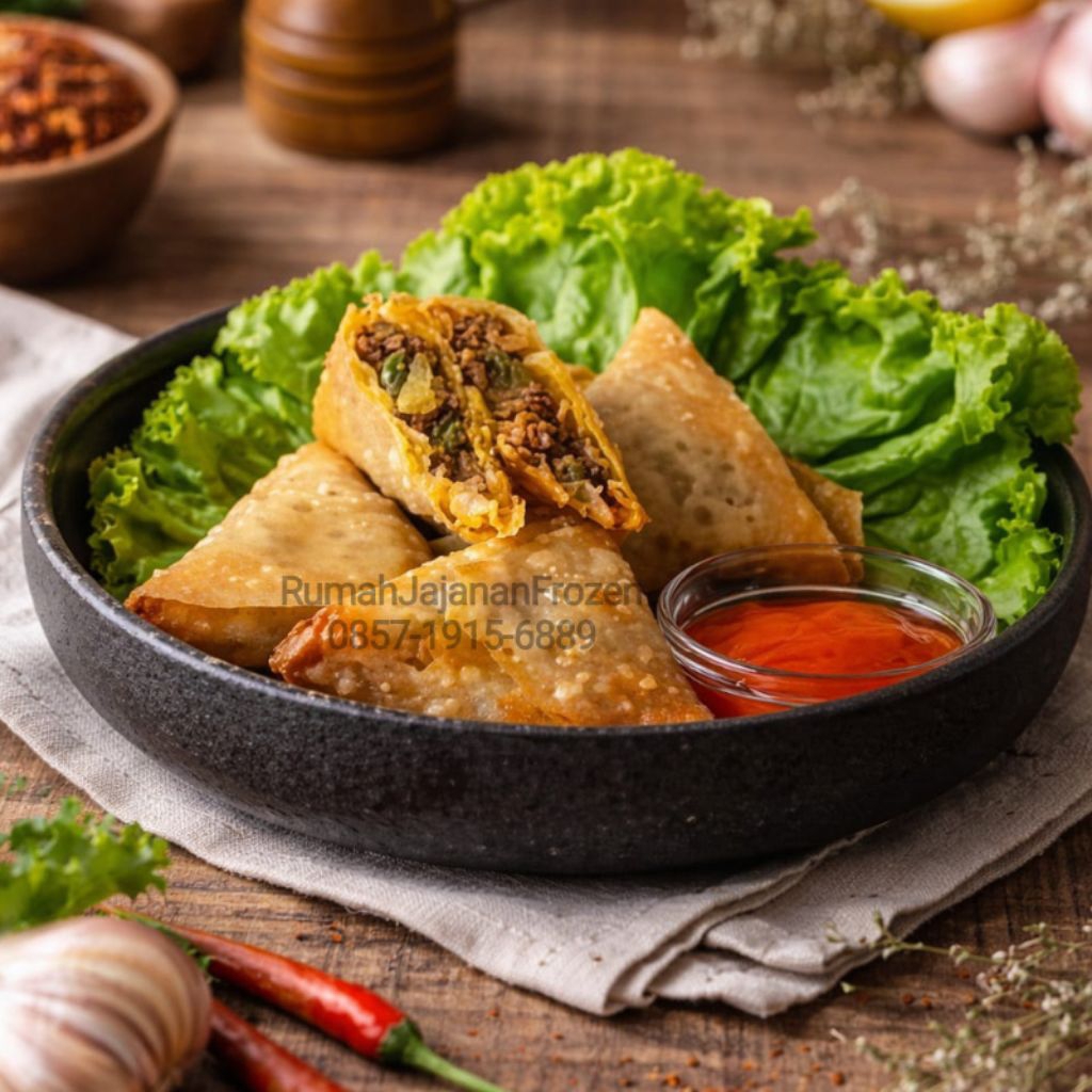 Samosa Sambosa Daging Cabe Ijo