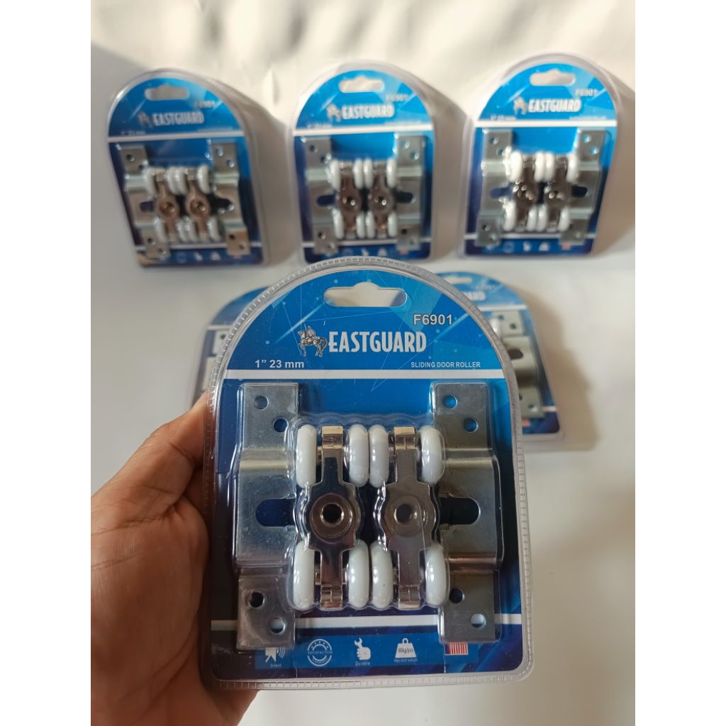 KEMASAN BLISTER LAKU KERAS  RODA REL PINTU GESER - RODA REL ATAS PINTU GESER - RODA REL PINTU SLIDIN