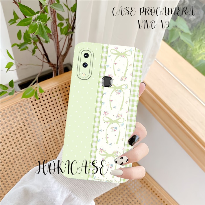 Prokamera Vivo V9 V7 V7 Plus V5 V5 Plus Motif Pita Case Keren Kekinian Soft Case Lentur[HC07]