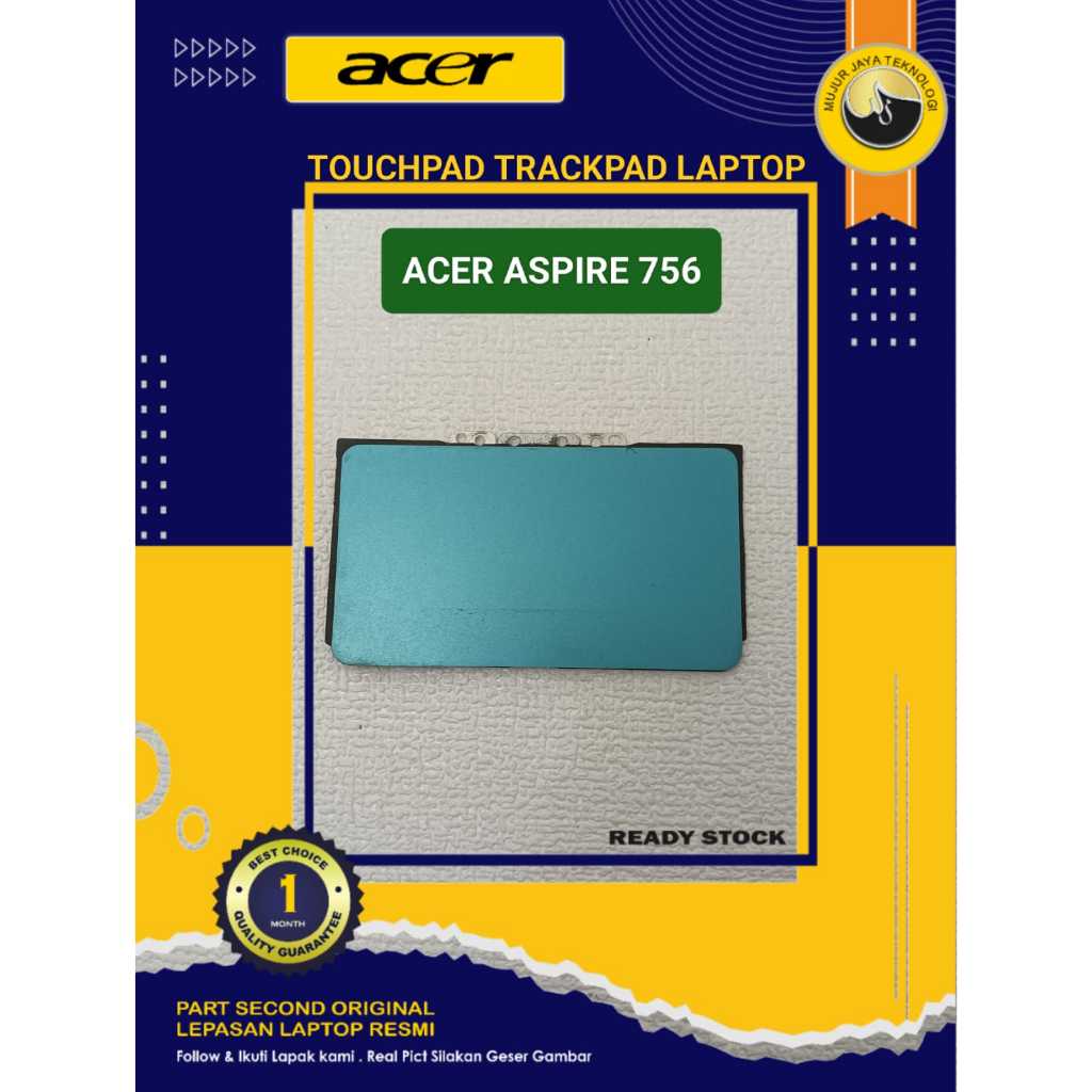 Touchpad Tochpad Trackpad Mousepad  Module Part Acer Aspire One 756 AO756 V5 131 Second Original