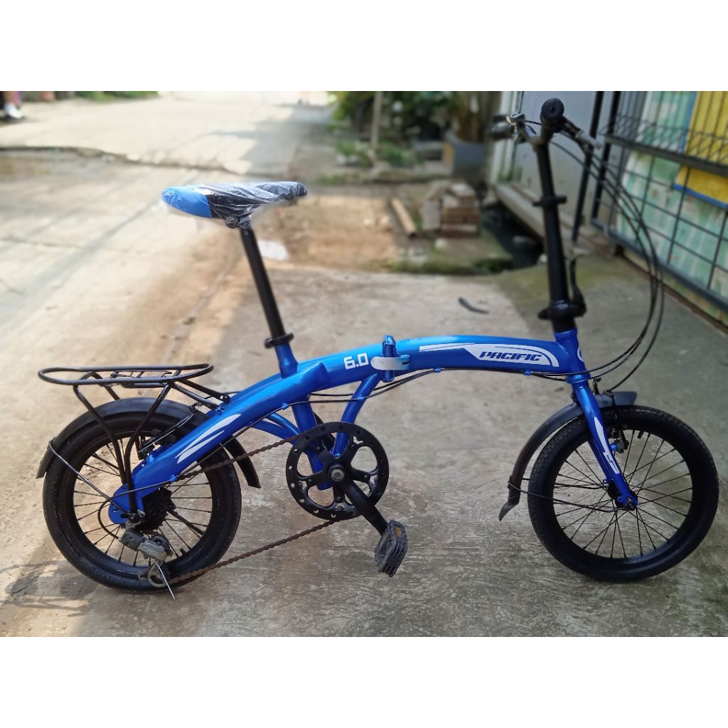 Sepeda Pacific Biru 16 Inch Repaint Sepeda Lipat