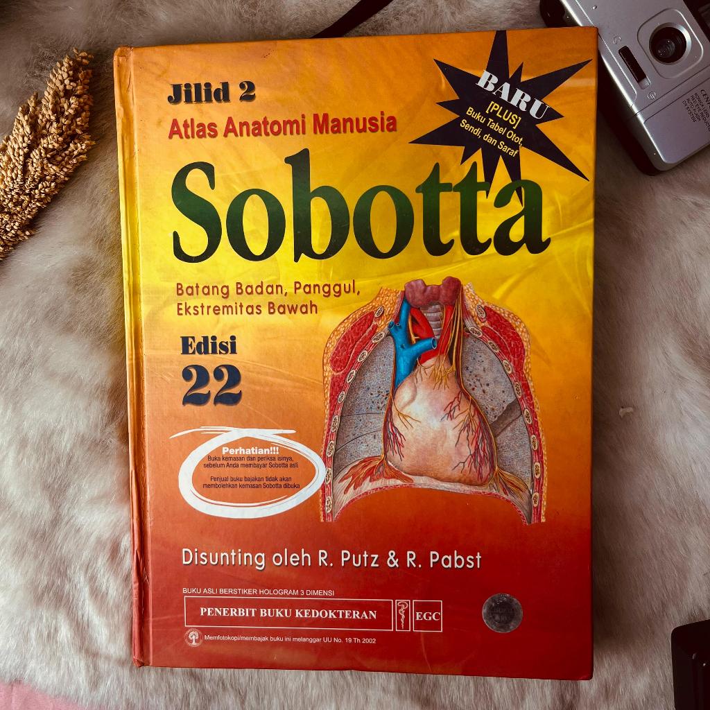 Buku Atlas Anatomi Manusia Sobotta Jilid 2 Edisi 22 / Buku Sobotta / Book Kedokteran