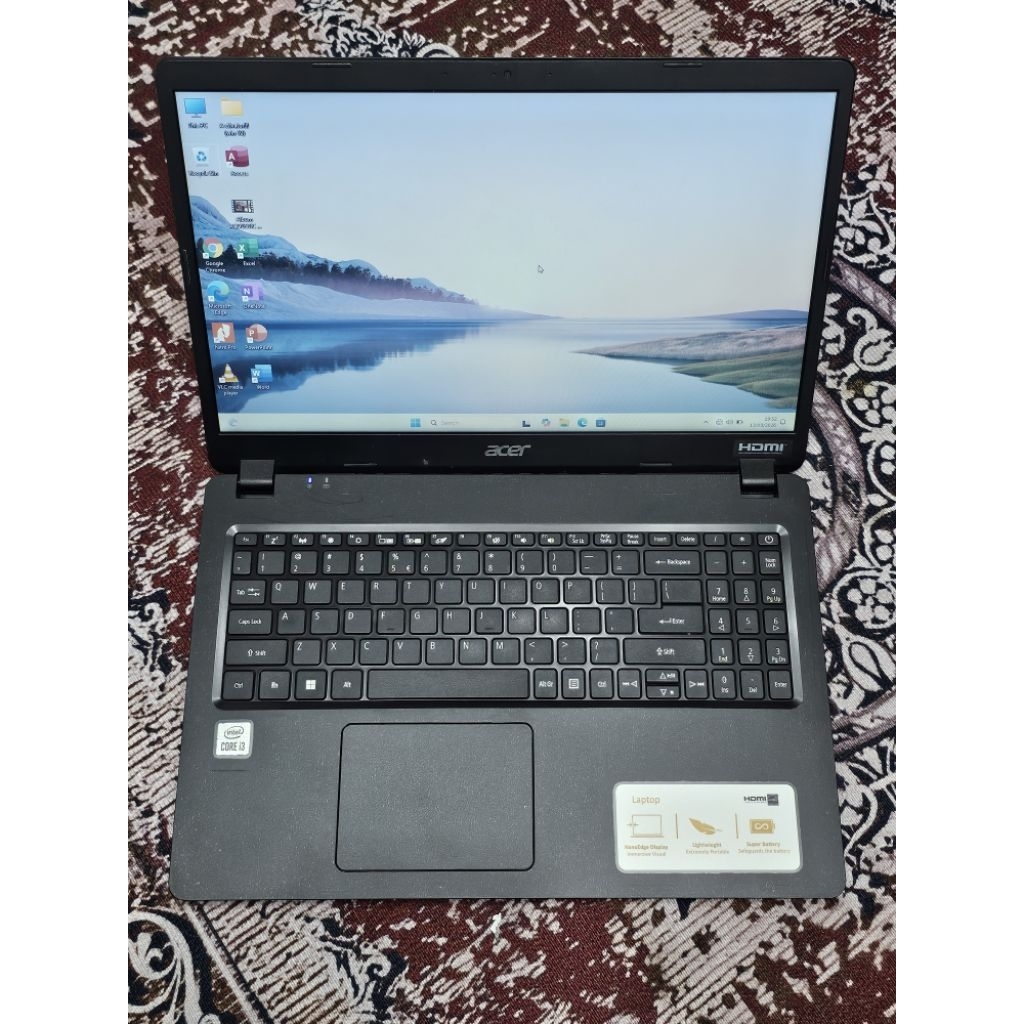 Laptop Acer Extensa 215-52 Intel Core i3-1005G1 RAM 4GB SSD 256GB Windows 11 Layar 15inch Laptop Num